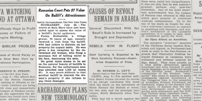 Ce scria faimosul ziar The New York Times despre Satu Mare in anul 1932. Povestea batranei care a oparit un administrator cu apa fierbinte