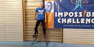 Aerobicul pe picioroange, un nou sport inventat la Timisoara, a fost certificate la Impossibility Challenger de la Potsdam