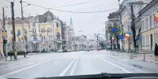 VIDEO Gonea cu circa 150 de kilometri pe ora prin centrul Clujului. Politia: Se fac verificari