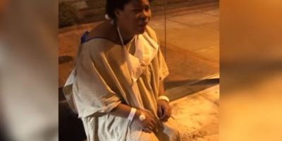 VIDEO Caz revoltator in Statele Unite. O femeie cu probleme psihice a fost scoasa din spital si lasata in strada la minus 1 grad Celsius